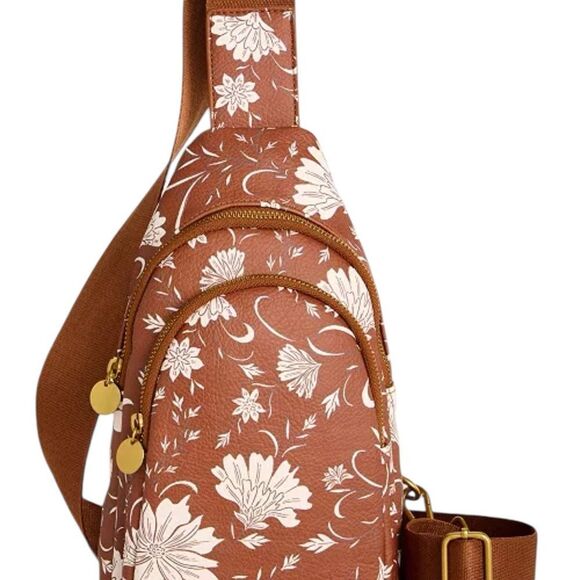 Style & Co Floral Printed Small Sling Bag - Picture 7 of 13